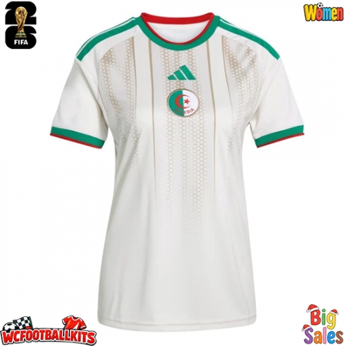 Algeria Replica Home Stadium Shirt for Women World Cup 2026 Short Sleeve